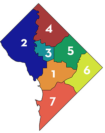 police districts dc map mpdc areas service sectors psas